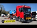 Scania S730 8x4: Moving A 70 Ton Caterpillar Excavator | Bauvall Trans