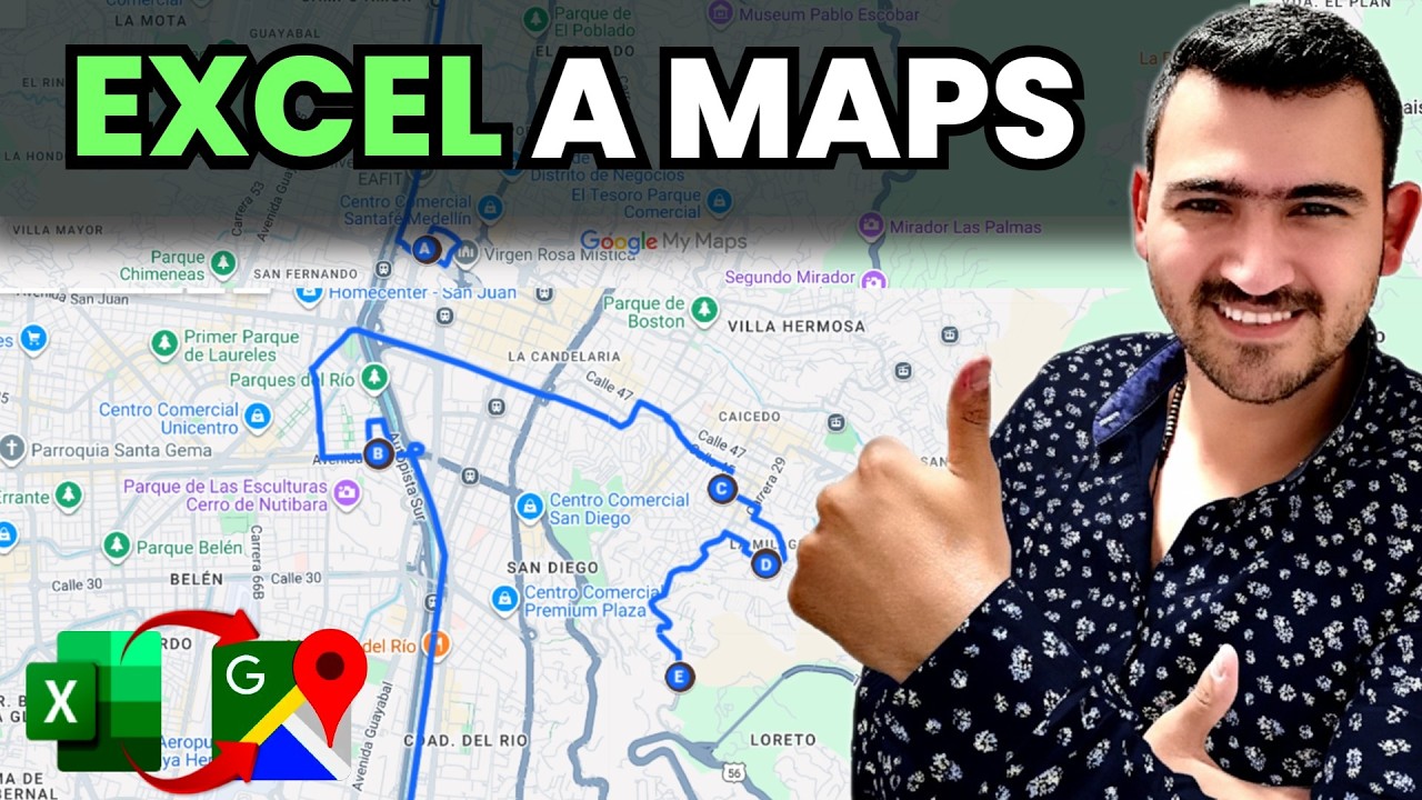 👉 REVELO Cómo Crear Mapas en Google Maps con una Tabla de Excel ...