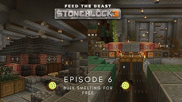 Episode 6 I Stoneblock 3 I Best smelter for Create Mod