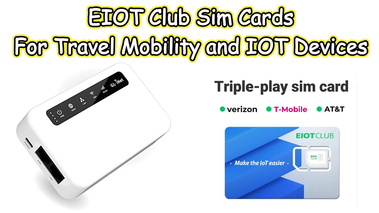 EIOT CLUB SIM Cards With 4G Travel Routers  For Mobility and Remote Use Review