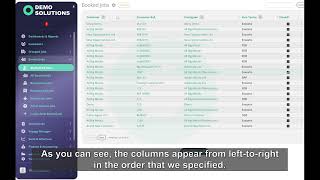 Realm Realtime - Booked Jobs (Customizable Dashboard)