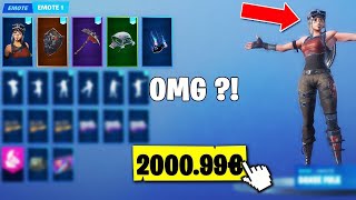 Voici le compte Fortnite LE PLUS RARE DE FRANCE ? (2000,99€)