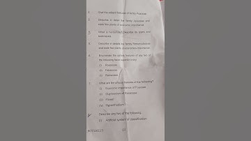 #Botany#kumaun University#M.Sc., second semester#Diversity and Taxonomy of Angiosperms