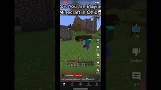 POV: You watch Minecraft in Ohio ☠️ #minecraft #ohio