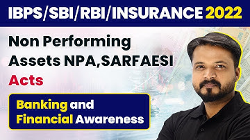 Non Performing Assets NPA - One Shot Revision | Banking & Financial Awareness | RBI/SBI/IBPS/RRB