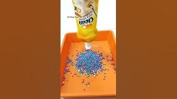 Colourful Pearls. #asmr #satisfying #reverse #shorts #oddlysatisfying #drop #pearls #beads