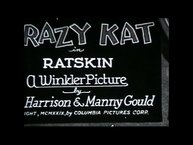 Krazy Kat - Ratskin (1929) - YouTube