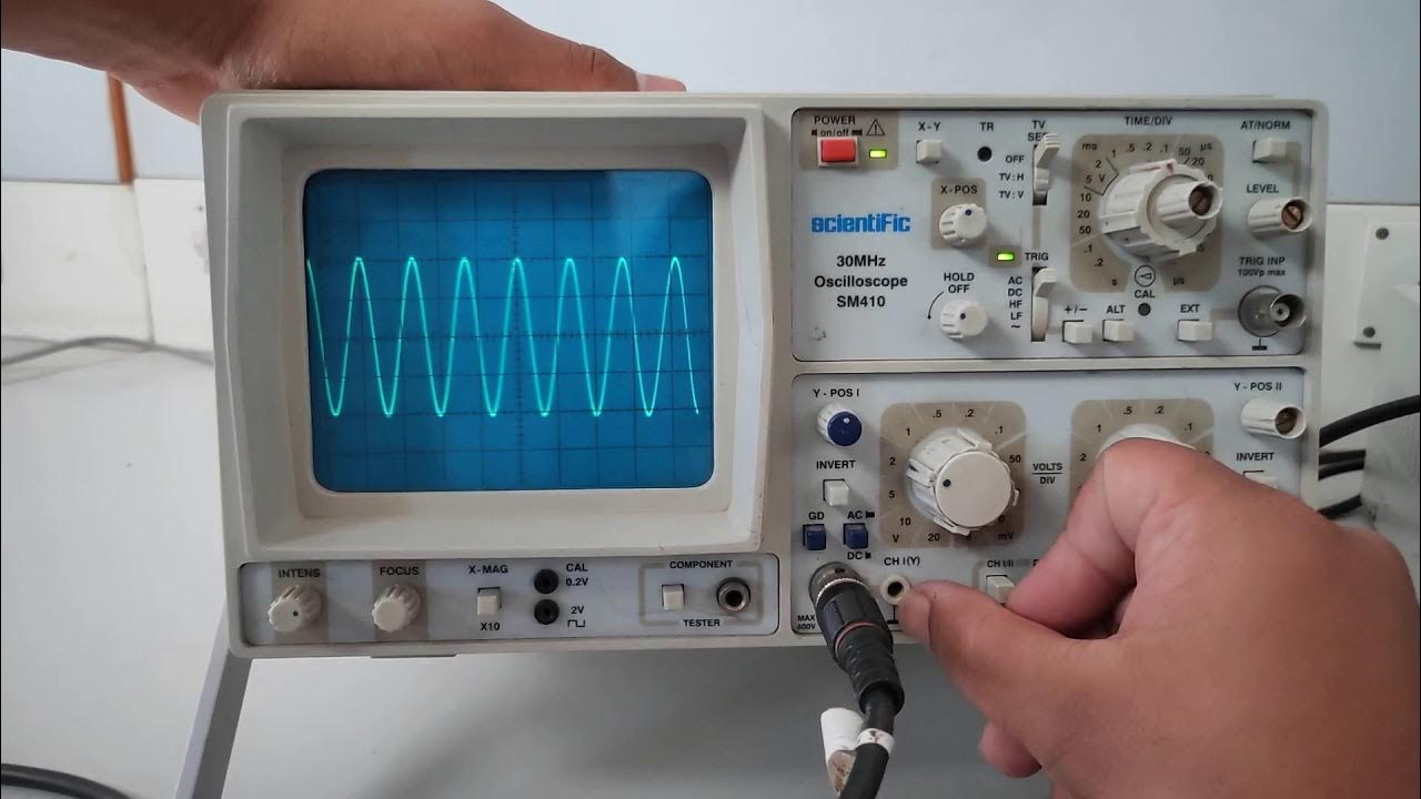 How to use Signal Generator and CRO (both Old and New) Electronic