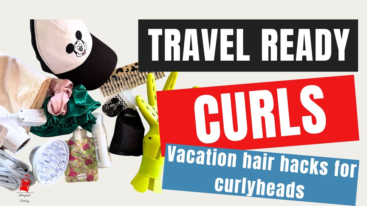 Руководство по упаковке вьющихся волос в дорогу | Необходимые продукты, советы и хитрости для куд...