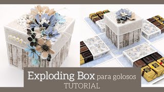 EXPLODING BOX PARA GOLOSOS - TUTORIAL | LLUNA NOVA SCRAP