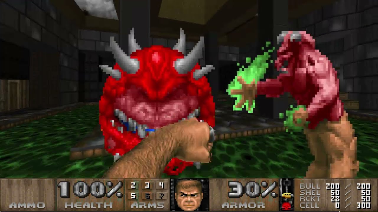 Doom Nostalgia Zero (2024) E2M3: "Harvester of Sorrow" UV Tyson Speedrun 
