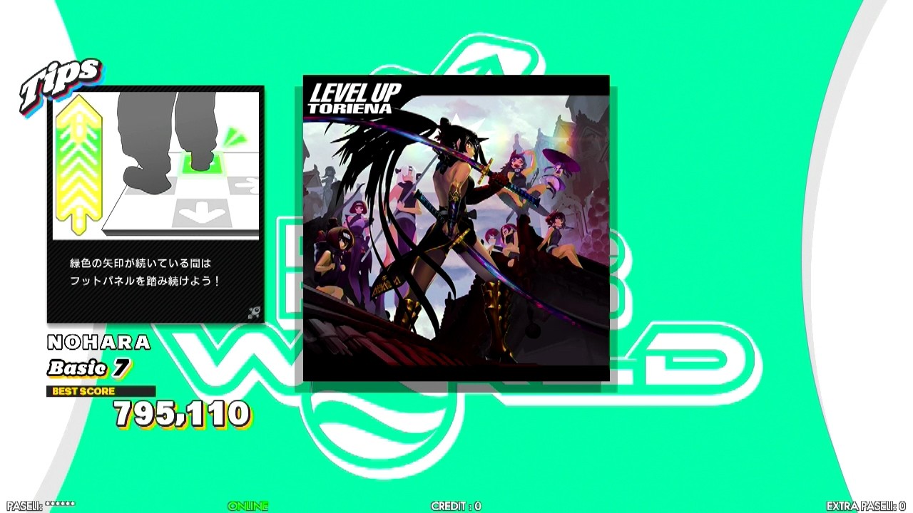 DDR WORLD】 LEVEL UP TORIENA 【SINGLE Basic7】 SPEED450 REVERSE