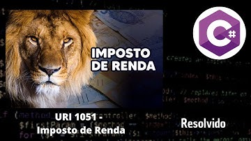 Imposto de Renda (URI 1051) - Exercício resolvido em C# - Beecrowd