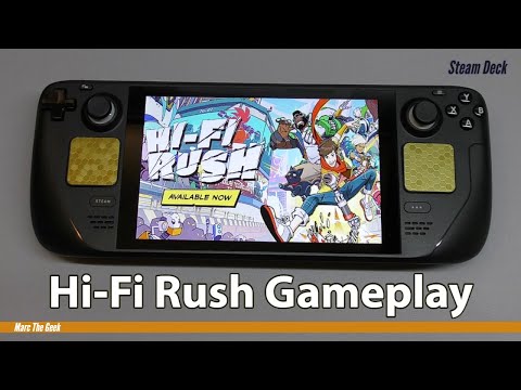 Hi-Fi Rush Steam Deck Gameplay