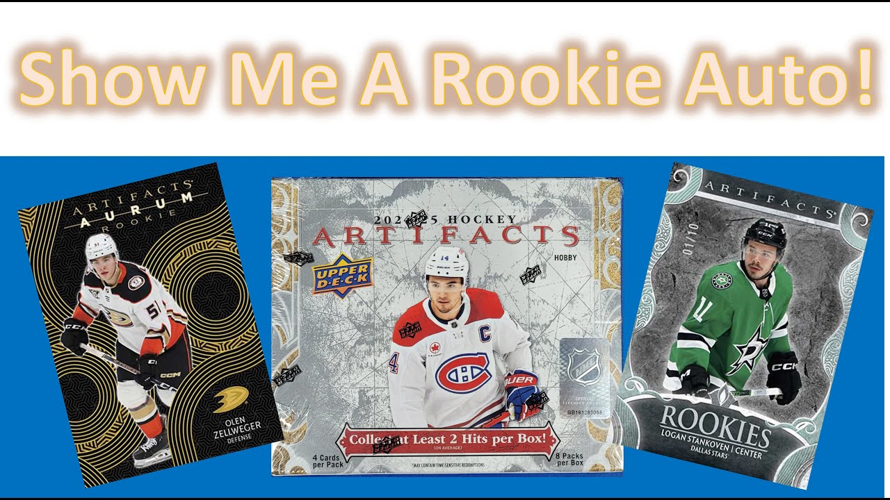 Show Me A Rookie Autograph Please! 2024-25 Upper Deck Artifacts Hockey ...