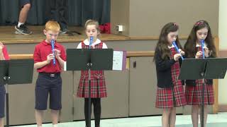 Mrs  Lewis' 3rd Grade Class Recorder Recital   2018