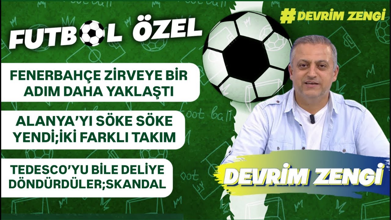 Fenerbahçe zirveye bir adım daha yaklaştı/Alanya’yı söke söke yendi/Tedesco’yu bile delirttiler