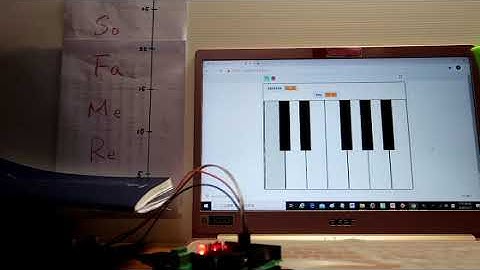 Arduino 超音波感測鋼琴
