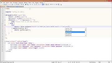 PDO - Simple Login System using PDO  MySQL - PART 6