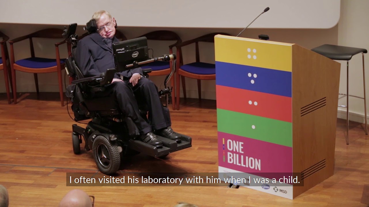 Professor Stephen Hawking delivers keynote speech on NTDs