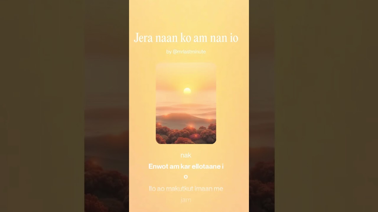 Jera naan ko am nan io 