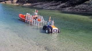 the Quay at looe RNLI Retrieval