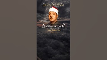 الله يعلم ما تحمل كل انثى وما تغيض الارحام #سورة_الرعد #قرآن_كريم #راحة_نفسية #عبد_الباسط_عبد_الصمد