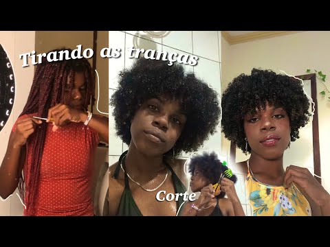 Recuperando o cabelos pós tranças e fiz corte novo 💐