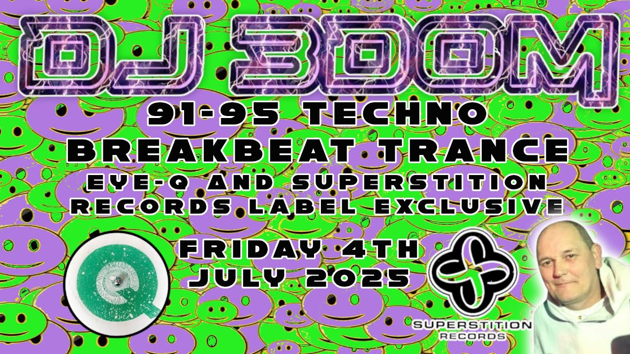 Dj 3DOM 91-95 Techno Break beat trance Label Exclusive 90s breaks