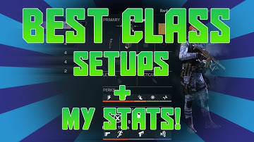 CoD Ghosts: "Best Class Setups" and My Stats!