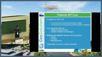 FOSS4GE 2024 | Demystifing OGC APIs with GeoServer: introduction and status of implementation
