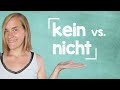 German Lesson (50) - kein vs. nicht - A2