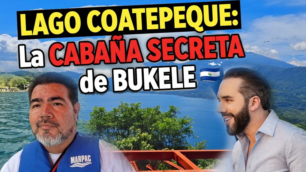 Cabaña de Nayib Bukele | Lago de Coatepeque | Santa Ana El Salvador