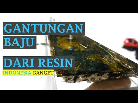  GANTUNGAN  BAJU  DARI RESIN DAN KAYU  RESIN ART YouTube