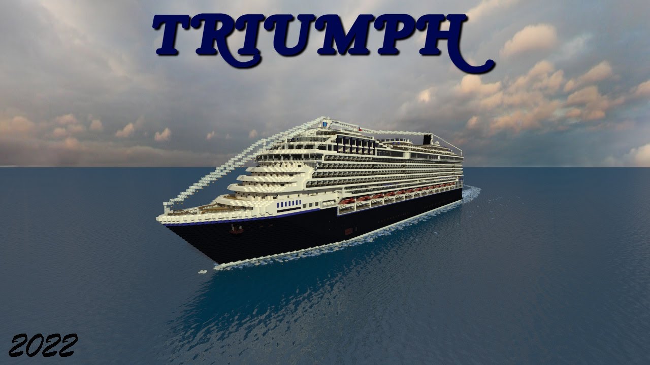 M/S Triumph: A Custom Minecraft Cruise Ship (Full Tour)
