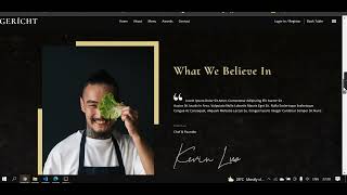 Restaurant website in React