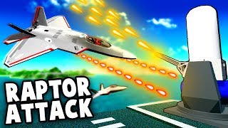F-22 Raptor vs Vulcan MiniGun! RAPTOR ATTACK (Ravenfield Gameplay) screenshot 5
