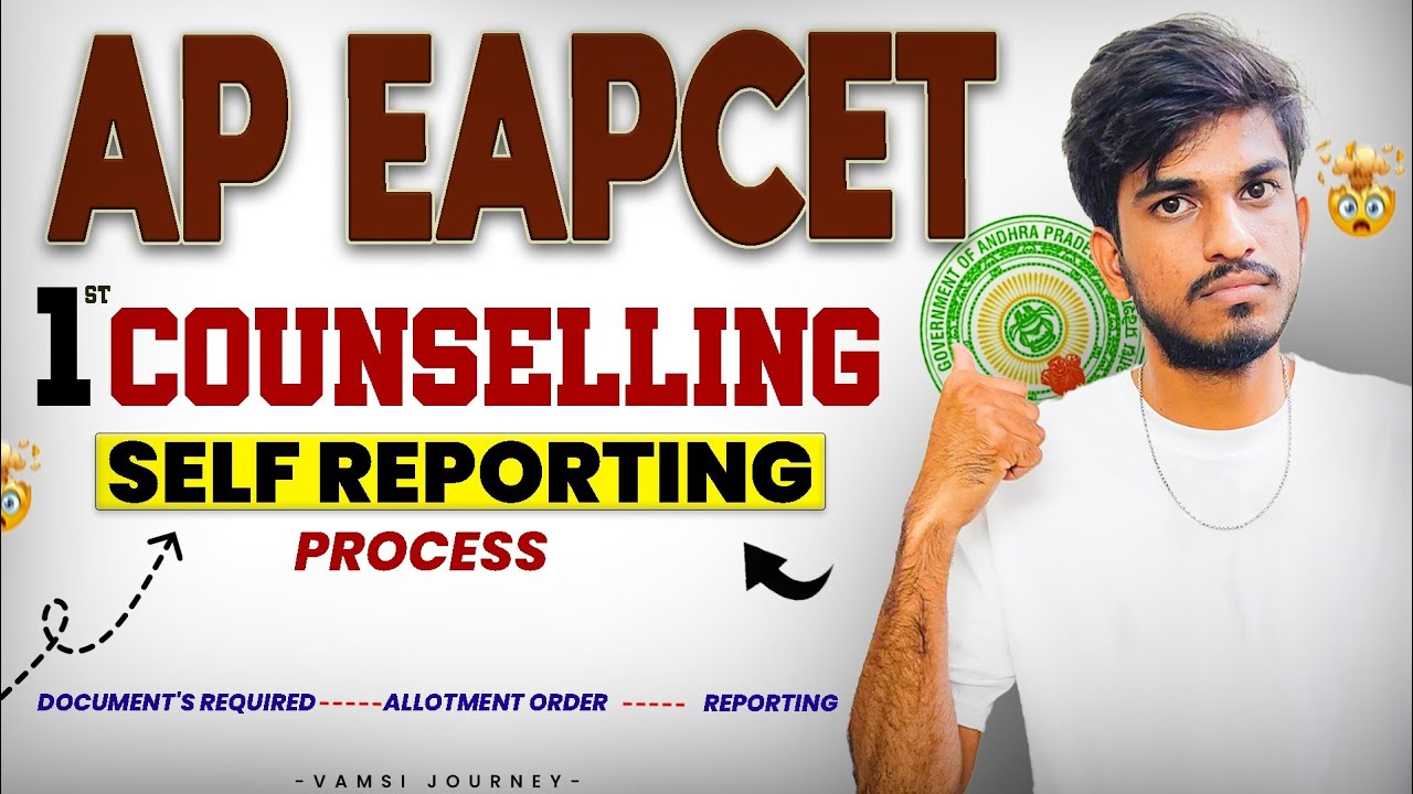 AP EAPCET 2025 College Reporting Guide 🔥 | Step-by-Step Process ...