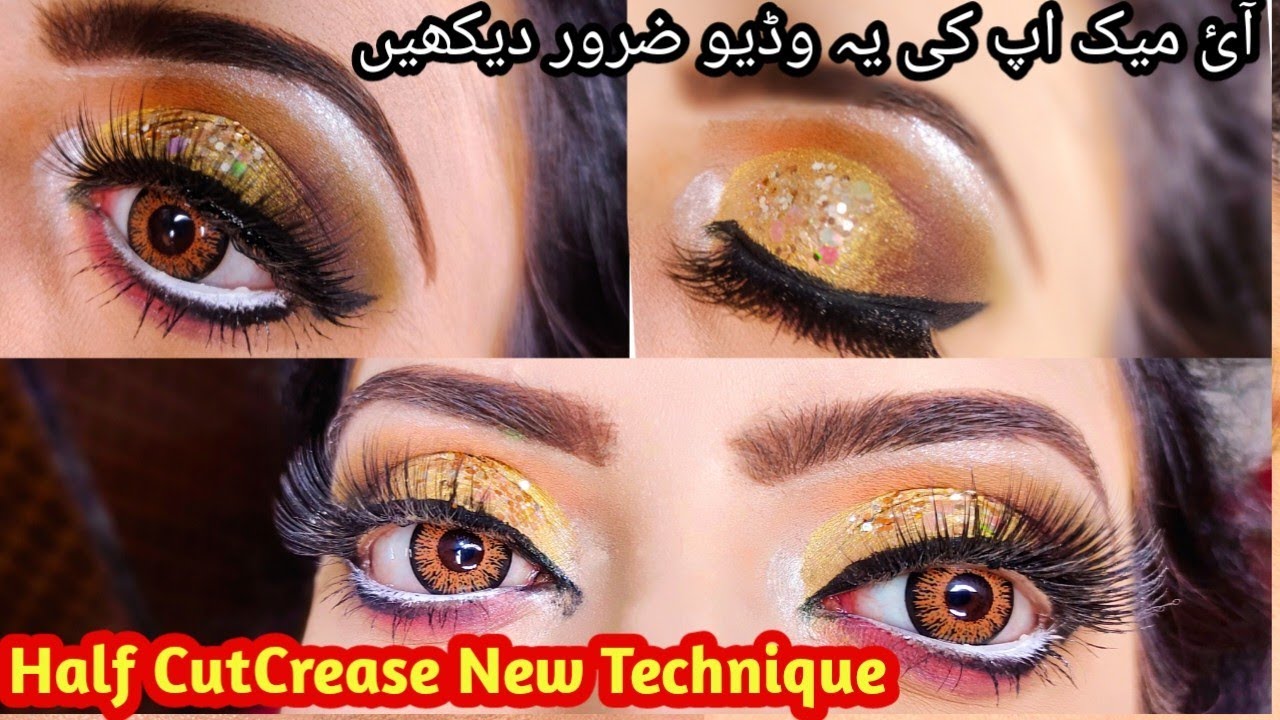 Half cut crease Eyemakeup Easy Cut crease Hack Bridal makeup Step by
