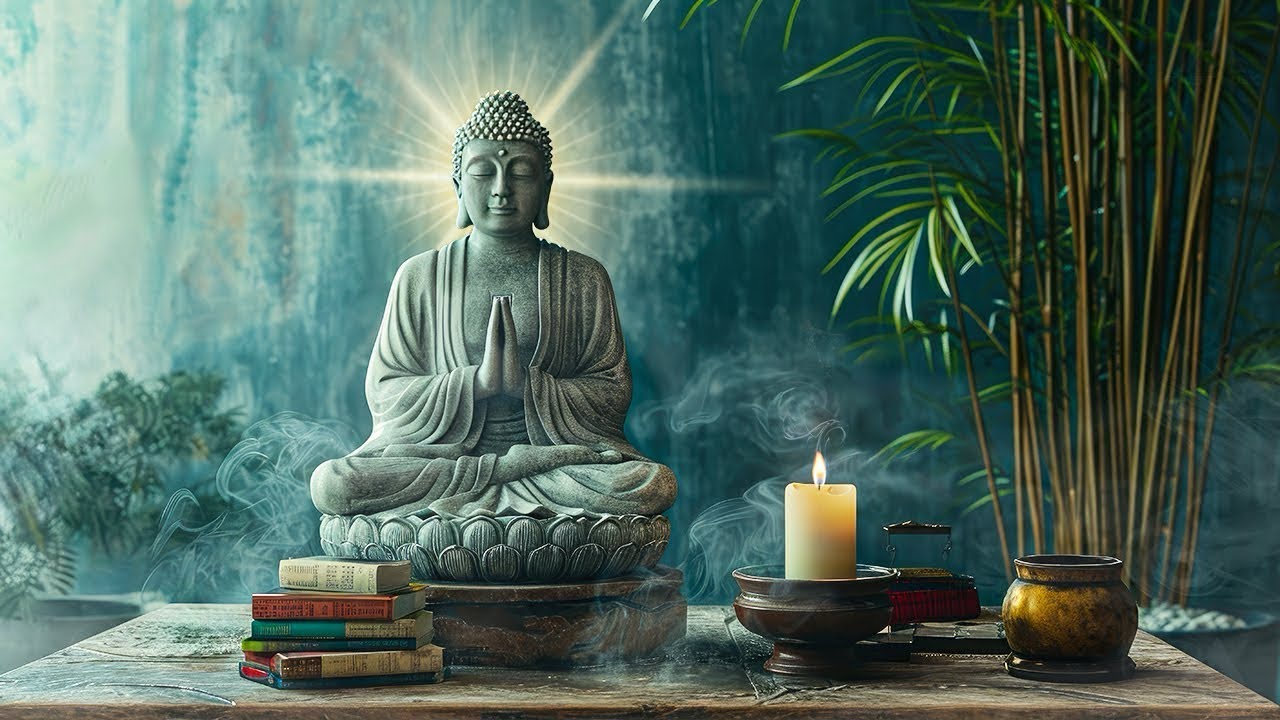 1 Hour Meditation Music • Healing Meditation Music, Relax Mind Body ...