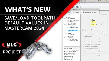 Save & Load Toolpath Default Values - What