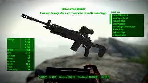 Fallout 4 Mk14 EBR Redux and SA2 outfit