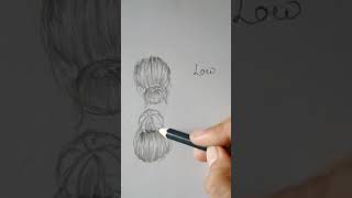 which hair bun would you prefer? 😍 #shorts #drawing #hairstyle which hair bun would you prefer? 😍 #shorts #drawing #hairstyle