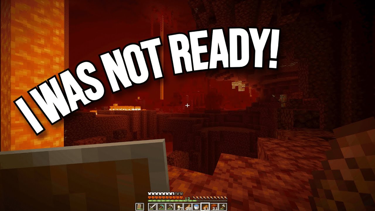 The Nether has CHANGED...I almost lost everything - YouTube