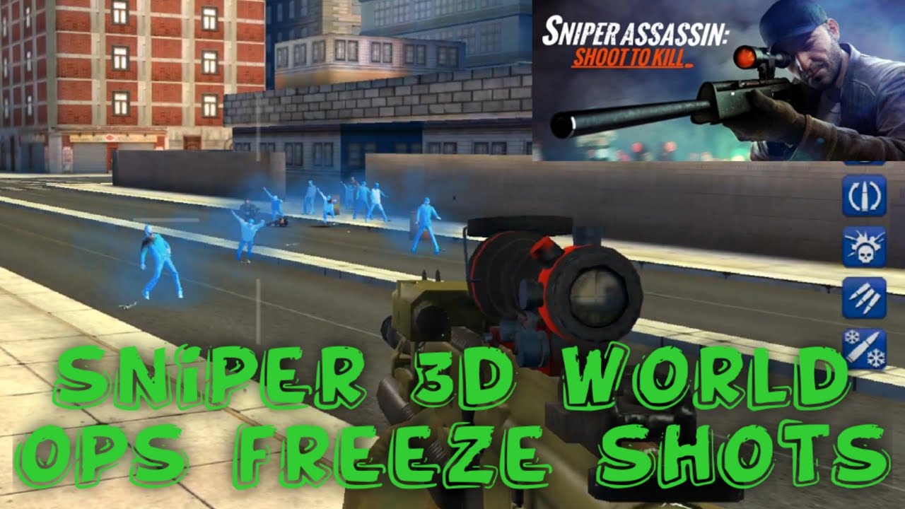 sniper 3D world ops freeze shot gameplay world ops Mod freeze shot