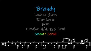 Brandy, Chords, Lyrics and Timing