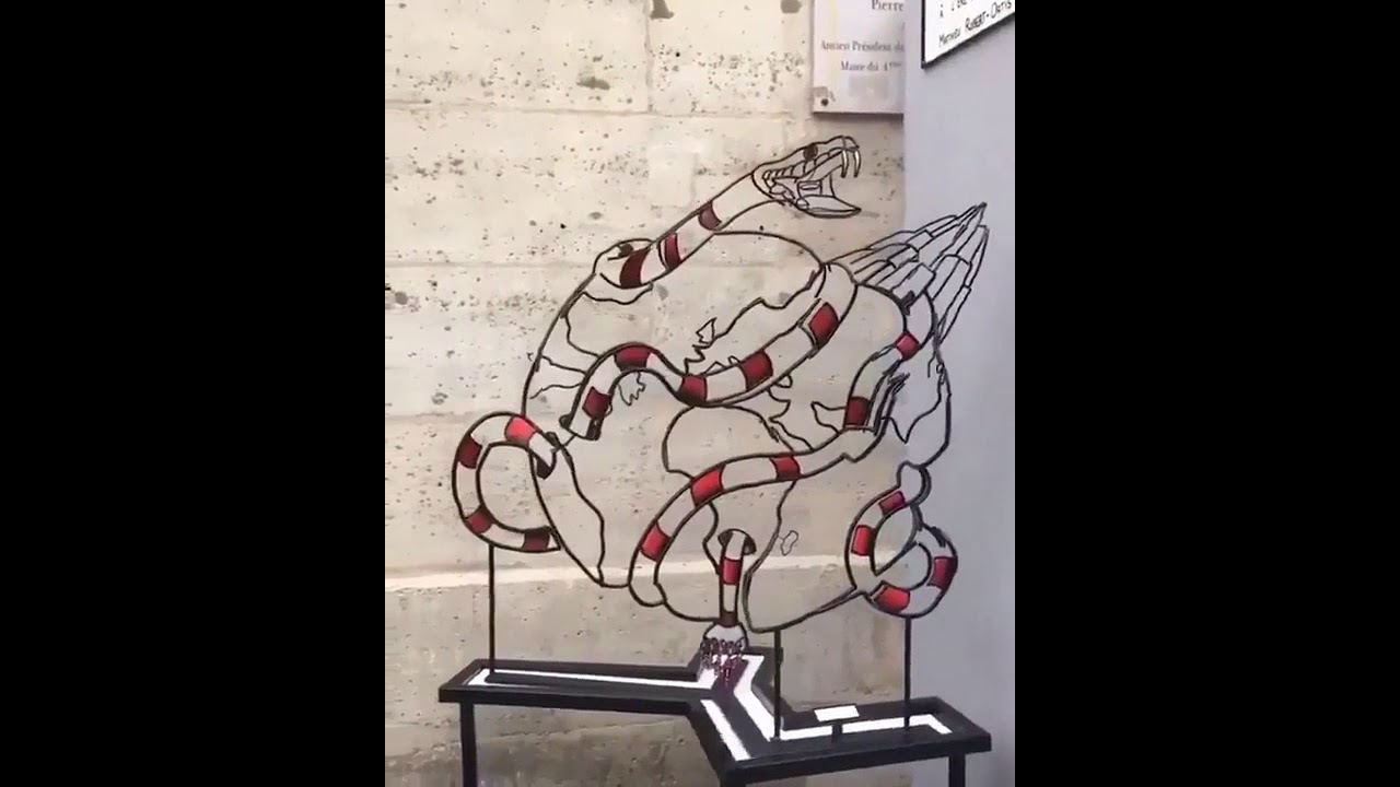 View is Changing while Perception Changes. Art by Matthieu Robert Ortis