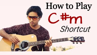 Video thumbnail of "How to Play C#m Bar Chord & C# Chord on Guitar"