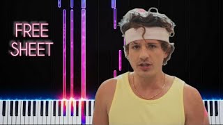 Charlie Puth - Light switch - Piano tutorial + Free PDF sheet