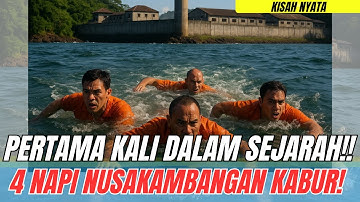 VIRAL‼️ 4 NAPI KABUR DARI PENJARA NERAKA NUSAKAMBANGAN‼️ NEKAT BERENANG LINTASI LAUT‼️